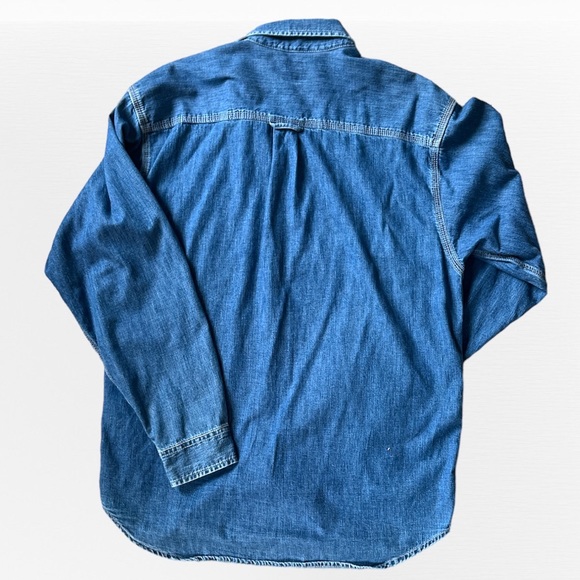 Medium Men’s Gap Long Sleeve Jean Button Down - Picture 4 of 4
